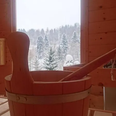 Nyaraló Ruhiges Am Waldrand Mit Sauna Und Kamin - Hellaberg Ii Langenbach