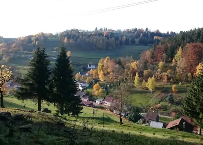 Ruhiges Am Waldrand Mit Sauna Und Kamin - Hellaberg Ii 度假居 Langenbach (Thuringia)